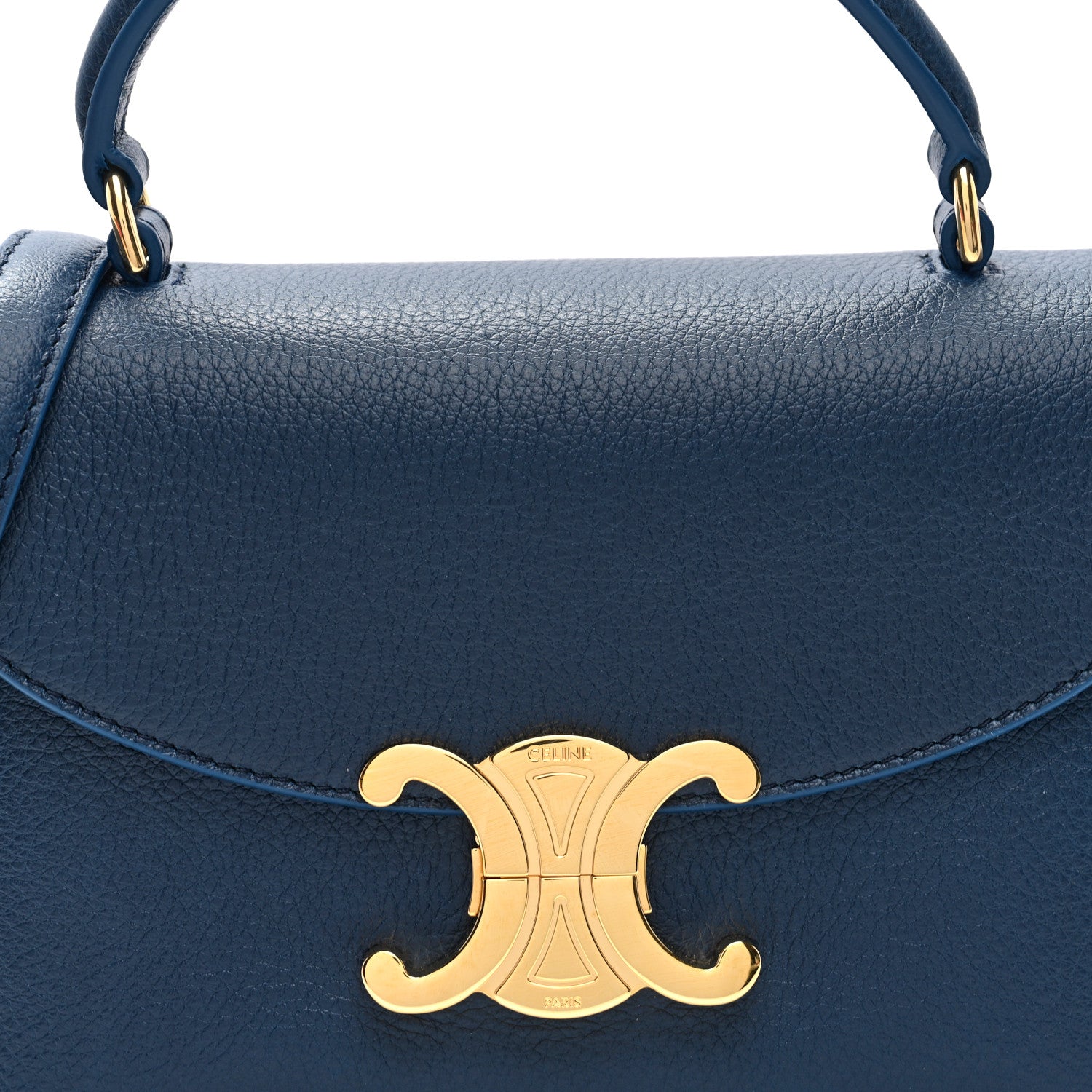 Celine Supple Grained Calfskin Teen Nino Teal Blue 1878310