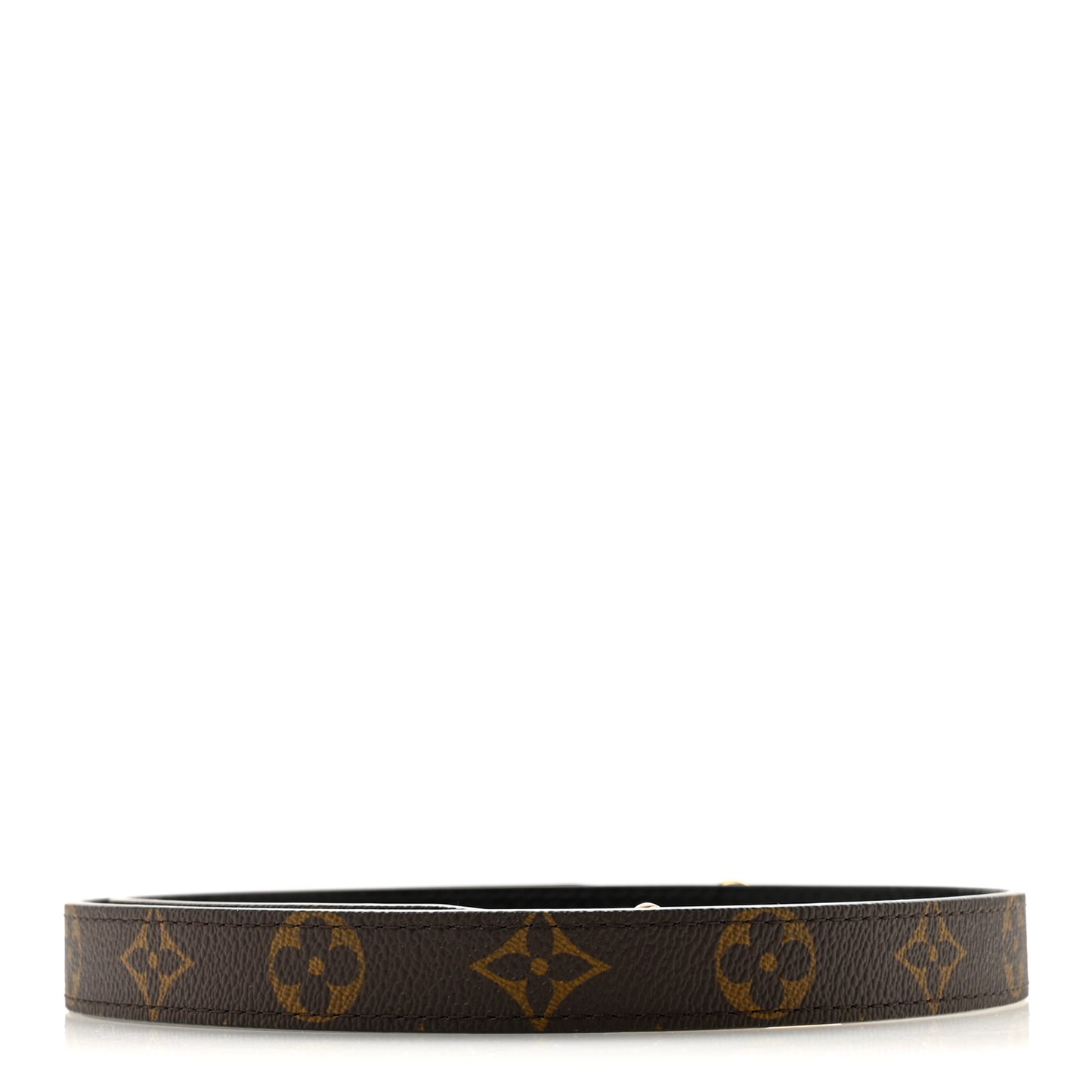 Calfskin Monogram Shoulder Strap Black
