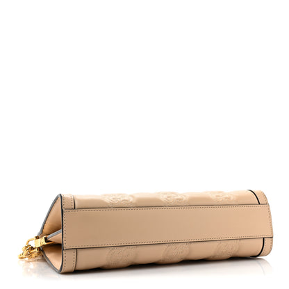 Gucci Calfskin GG Matelasse Small Slim Chain Shoulder Bag Naturale 4 of 12