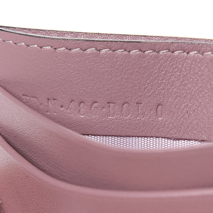 Valentino Garavani Vitello Rockstud Card Holder Poudre 6 of 8