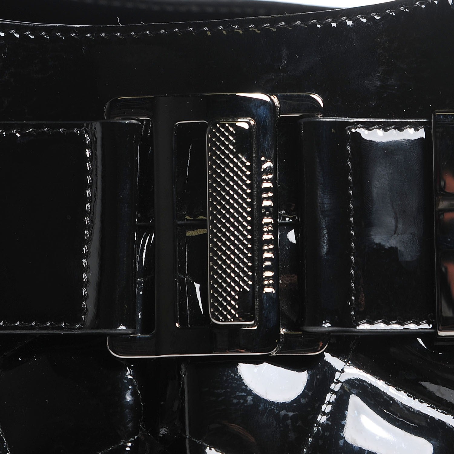 Burberry Patent Quilted Beaton Black 4 of 13