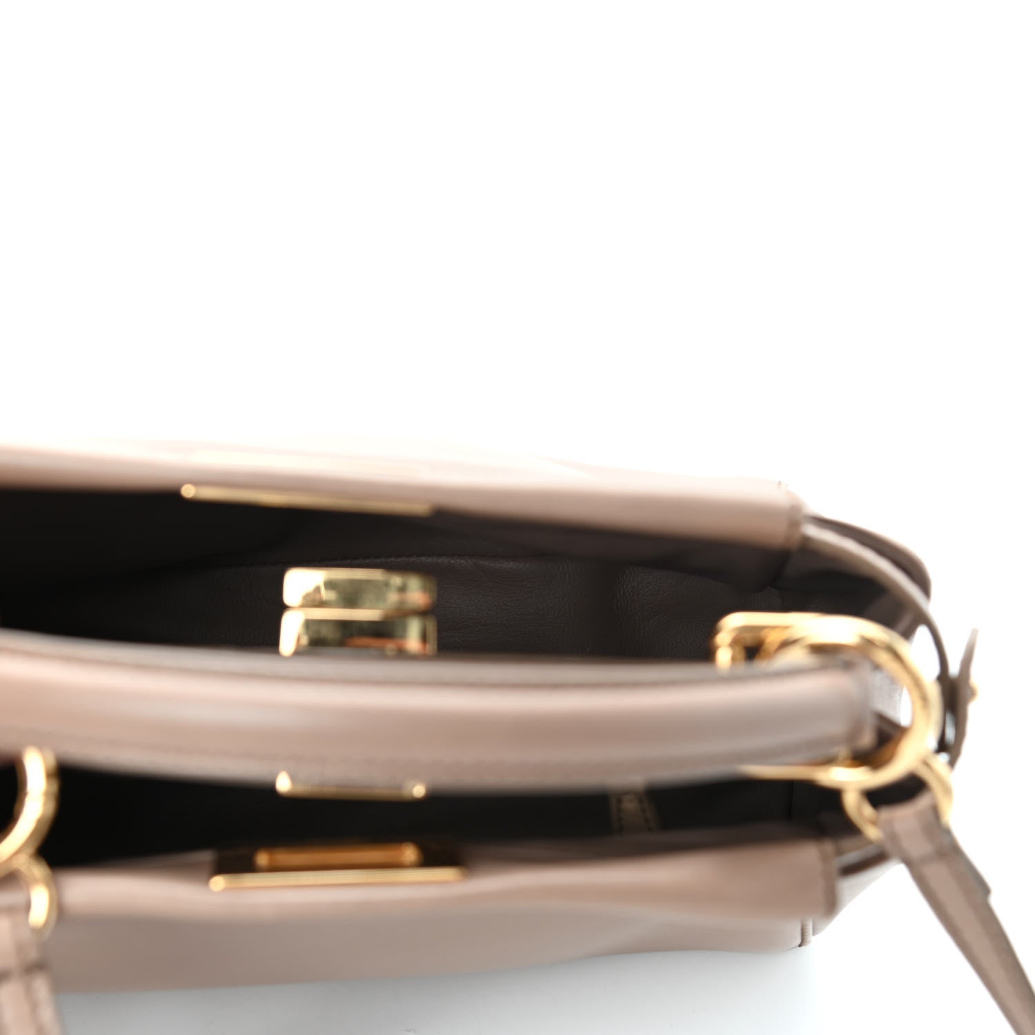 Fendi Nappa Mini Peekaboo Iconic Satchel Ratmusquet 4 of 5