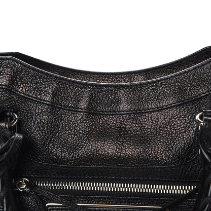 Balenciaga Chevre Silver Metallic Edge Hardware City Black 12 of 13