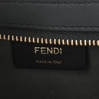 Fendi Chenille Vitello King Plexiglass FF O'Lock Swing Anthracite Asfalto 5 of 8