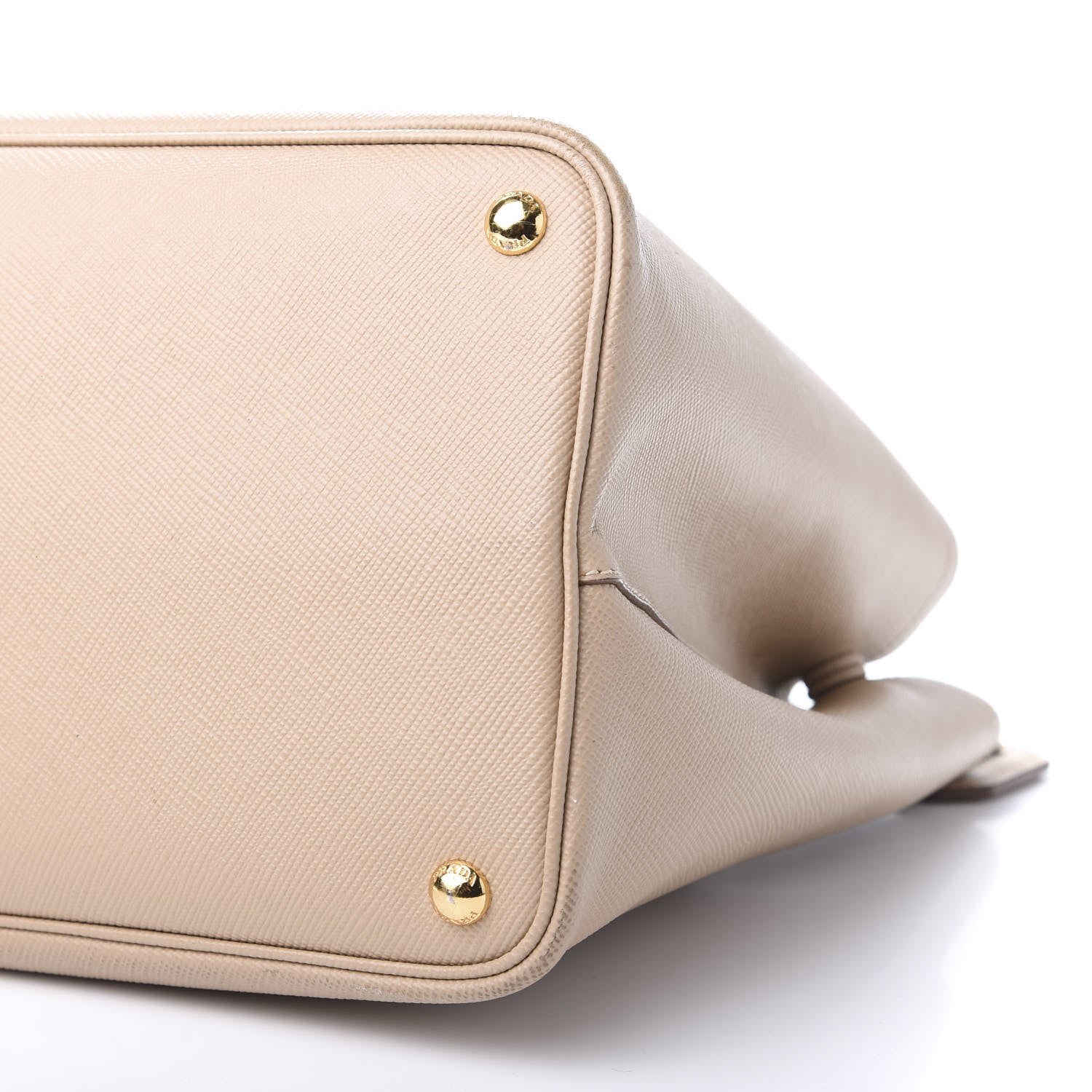 Prada Saffiano Cuir Medium Double Bag Sabbia 13 of 15