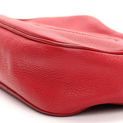 Gucci Pebbled Calfskin Small Soho Disco Bag Tabasco Red 11 of 14