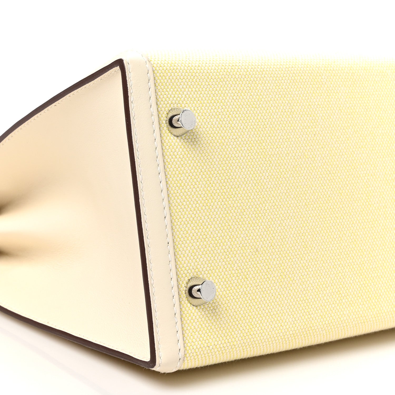 Hermes Toile H Swift Kelly Sellier 28 Nata Jaune Citron 9 of 10