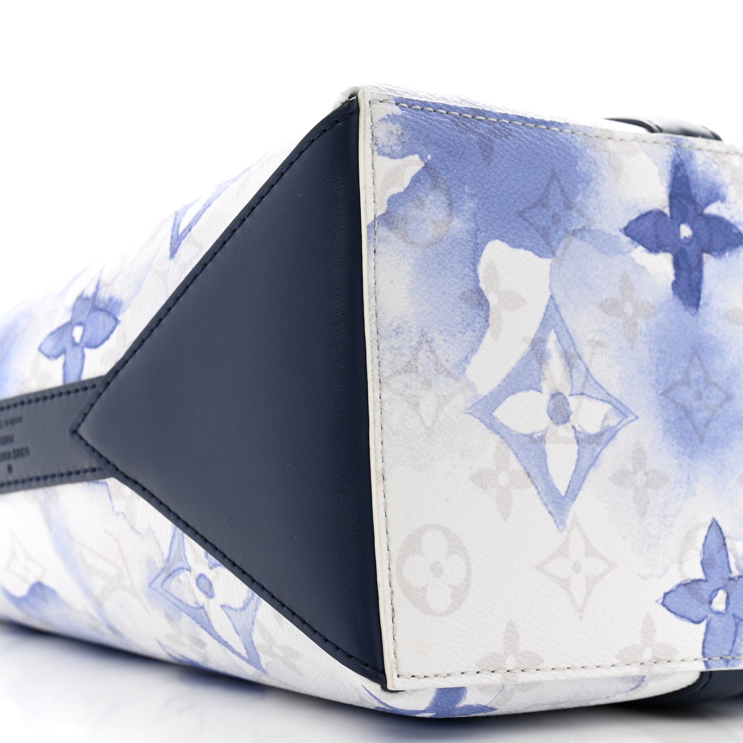 Louis Vuitton Monogram Watercolor Weekend Tote PM Blue 8 of 9