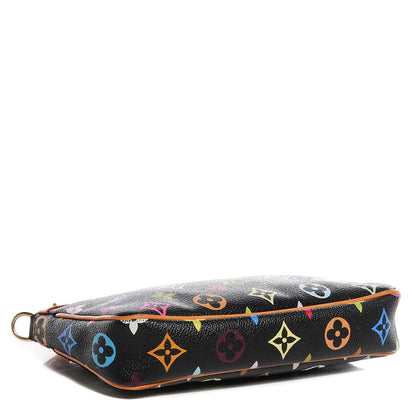 Louis Vuitton Monogram Multicolor Pochette Accessories Black 4 of 8