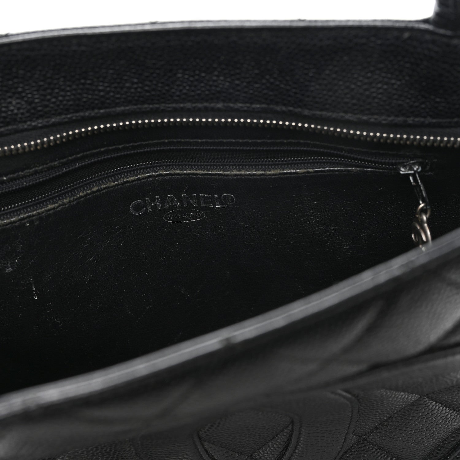 Chanel Caviar Quilted Medallion Tote Black 6 of 13