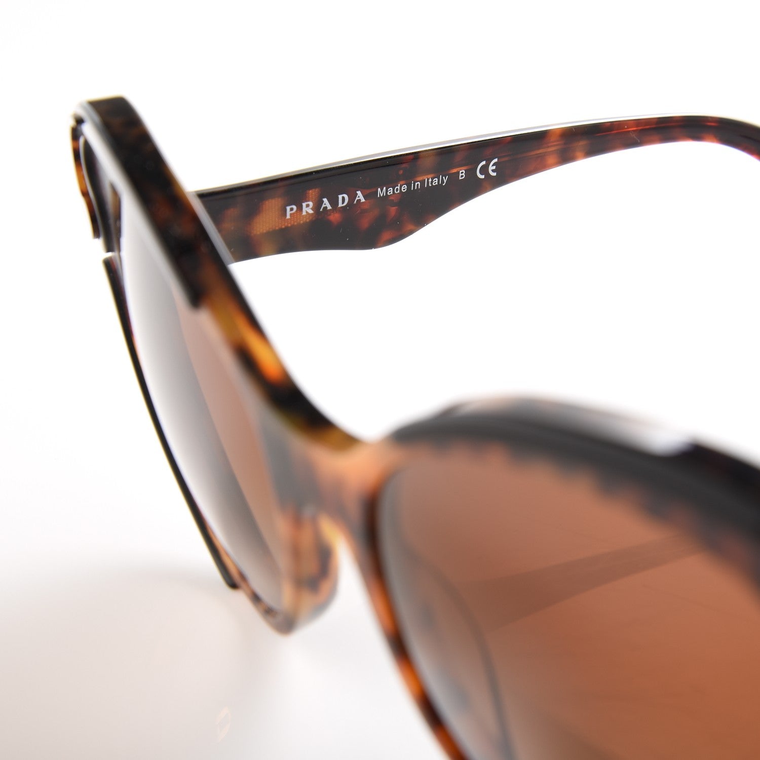Prada Baroque Cat Eye Sunglasses SPR 28N Tortoise 6 of 7