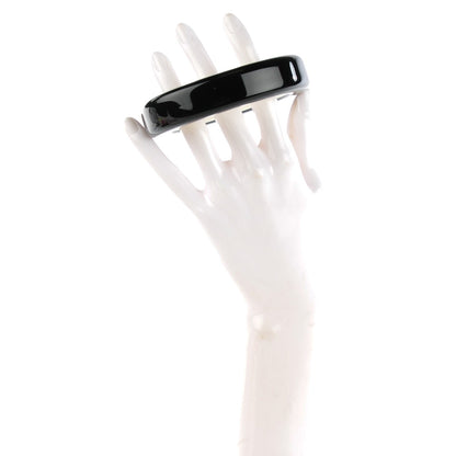 Hermes Lacquered Wood Ariodante Bracelet S Black 2 of 7