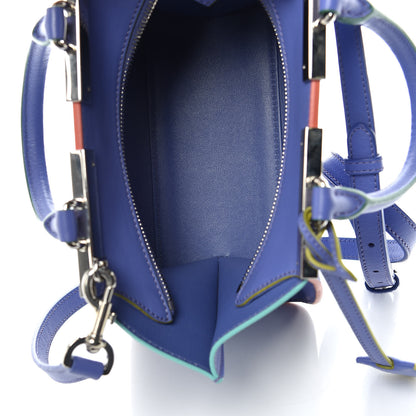 Fendi Vitello Dolce Mini 3jours Tote Viola Cassis 7 of 11