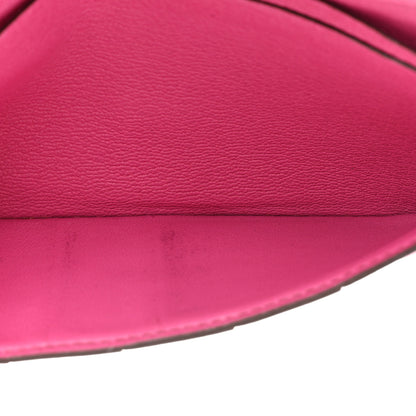 Hermes Shiny Alligator Bearn Wallet Rose Scheherazade 9 of 16