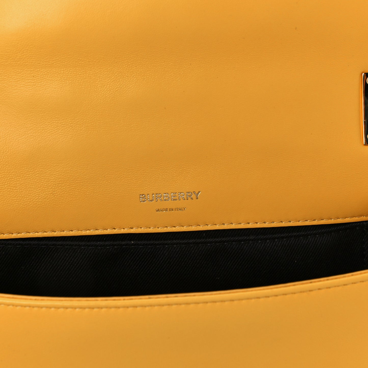 Lambskin Quilted Small Lola Bag Deep Saffron