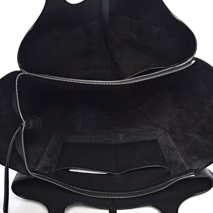 Celine Baby Grained Calfskin Medium Tri-Fold Bag Black 6 of 11