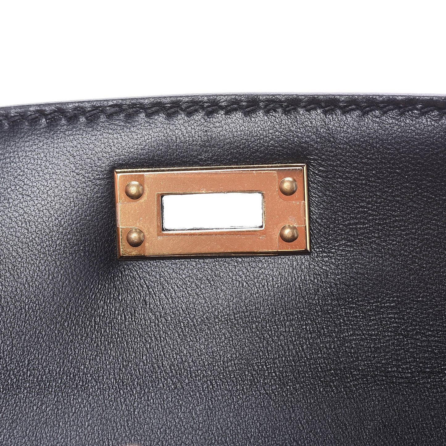 Shiny Alligator Mini Kelly Sellier 20 Black