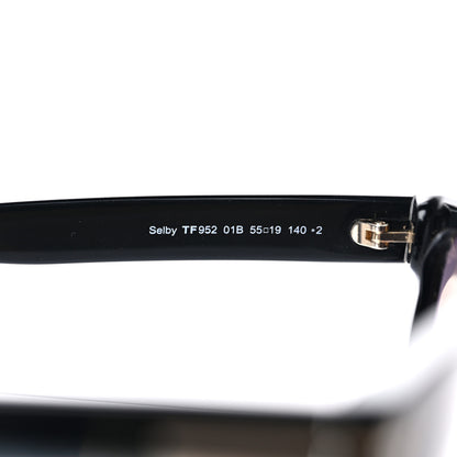 Tom Ford Acetate Selby Square Sunglasses TF952 Black 6 of 8