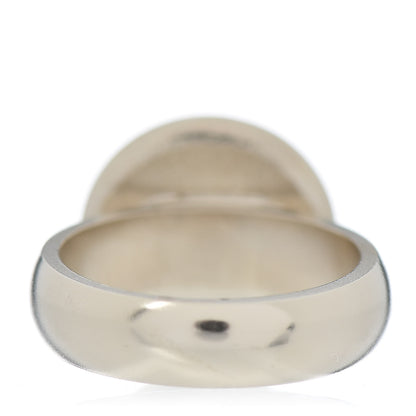 Chanel Pearl CC Ring 7 Gold White 4 of 5