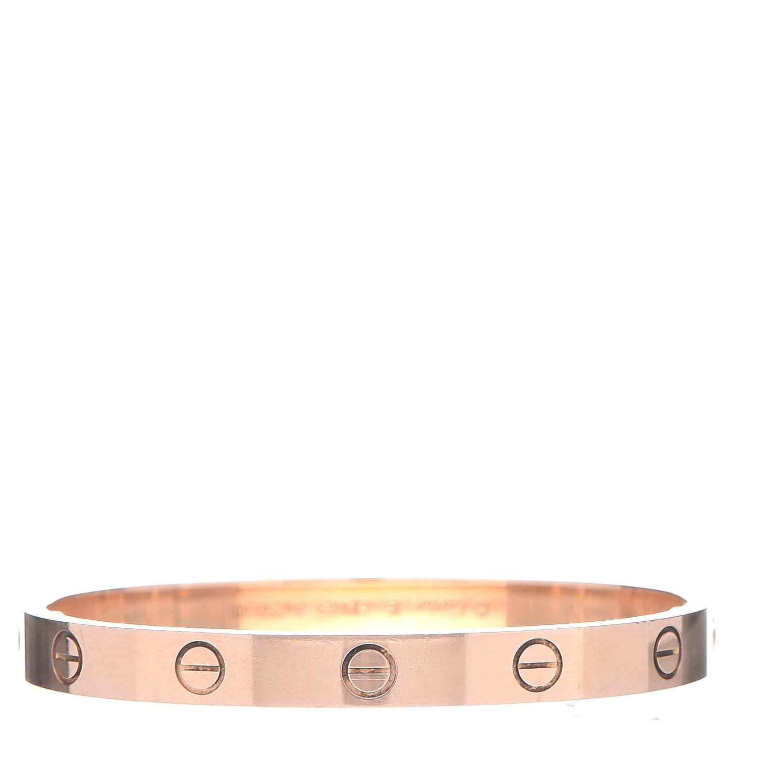 Cartier 18K Pink Gold LOVE Bracelet 16 4 of 11