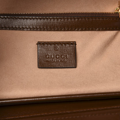 Gucci GG Supreme Monogram Mini Clasp Bag Beige Brown 7 of 12