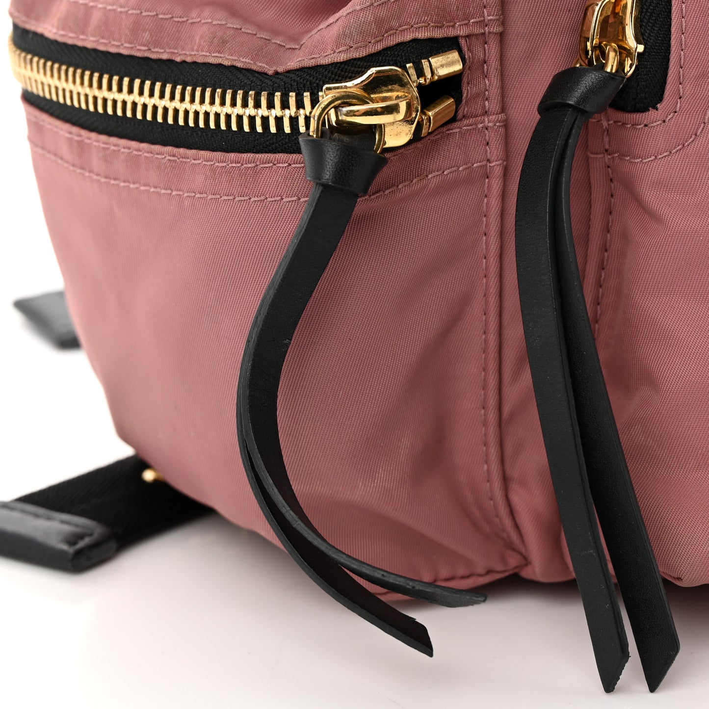 Nylon Medium Rucksack Backpack Mauve Pink