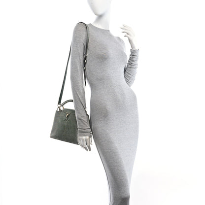 Louis Vuitton Lizard Capucines BB Green 2 of 10