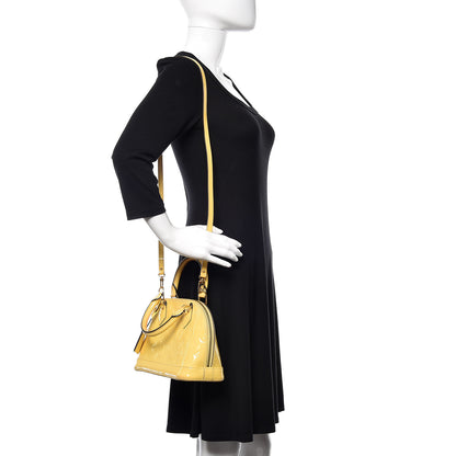 Louis Vuitton Vernis Alma BB Citrine 2 of 12