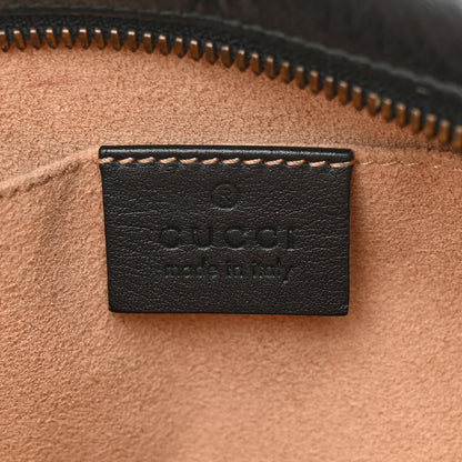 Gucci Calfskin Matelasse Small GG Marmont Chain Shoulder Bag Black 6 of 16