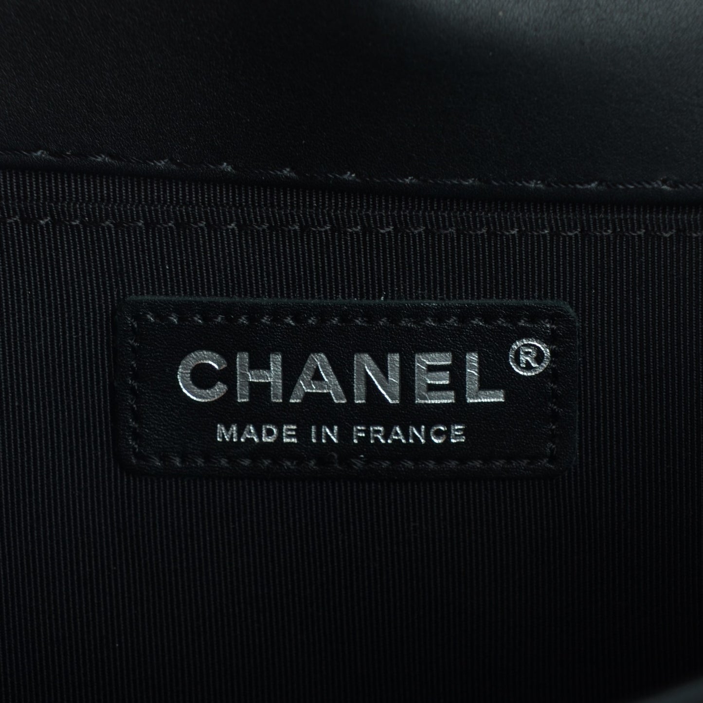 Calfskin Quilted Medium Boy Flap Black