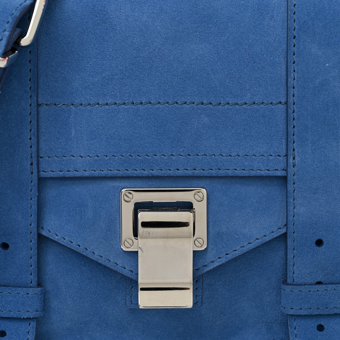 Suede PS1 Mini Pouch Messenger Bag Slate Blue