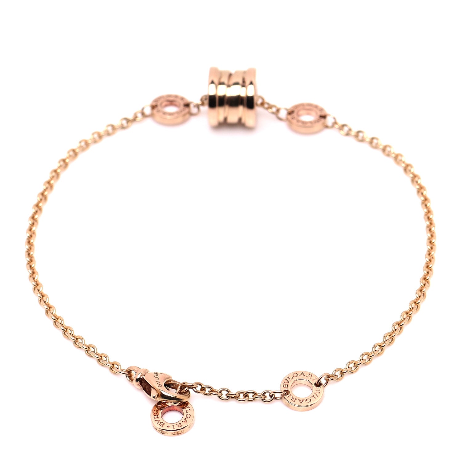 Bulgari 18K Rose Gold B.Zero1 Bracelet 3 of 4