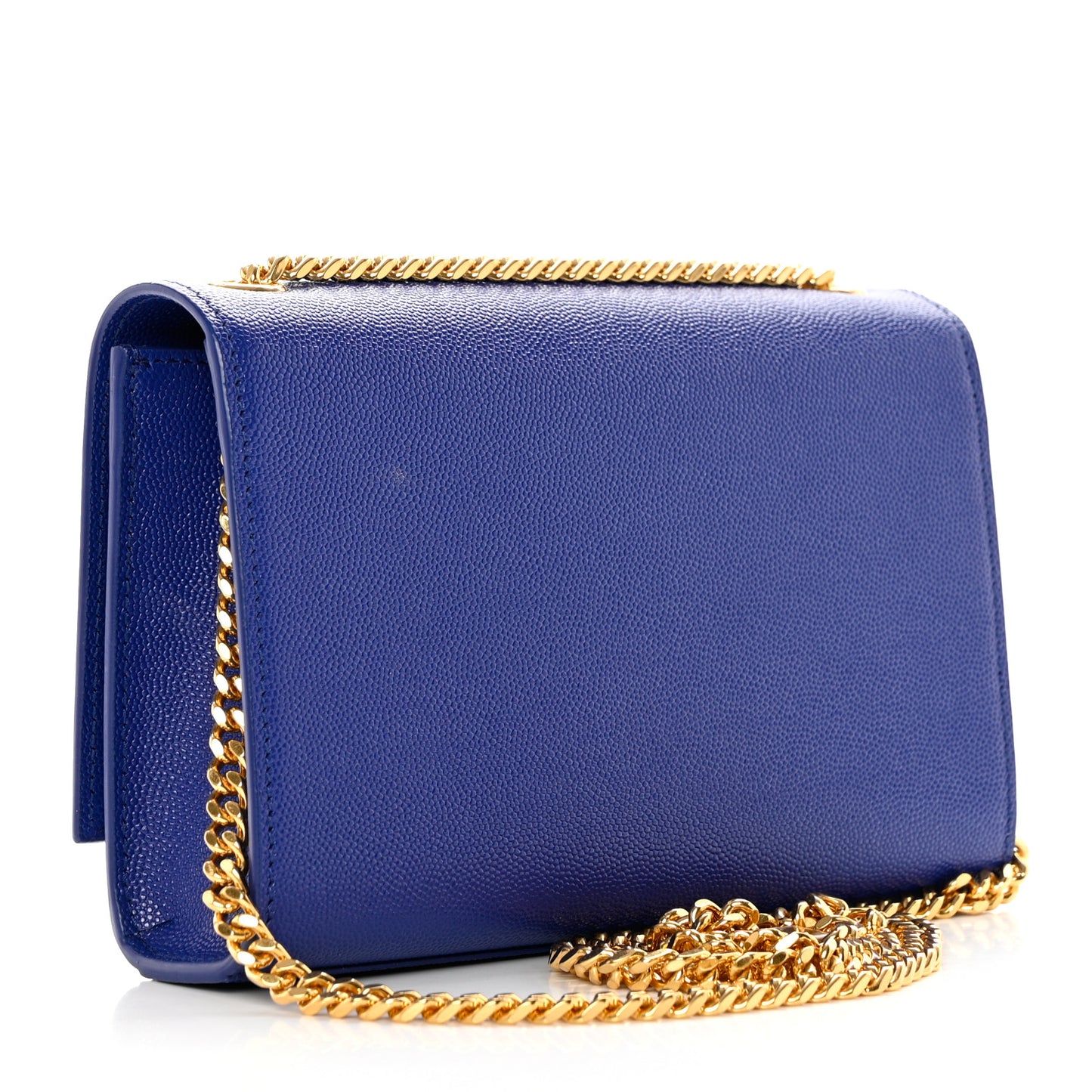 Grain De Poudre Small Classic Monogram Kate Satchel Royal Blue