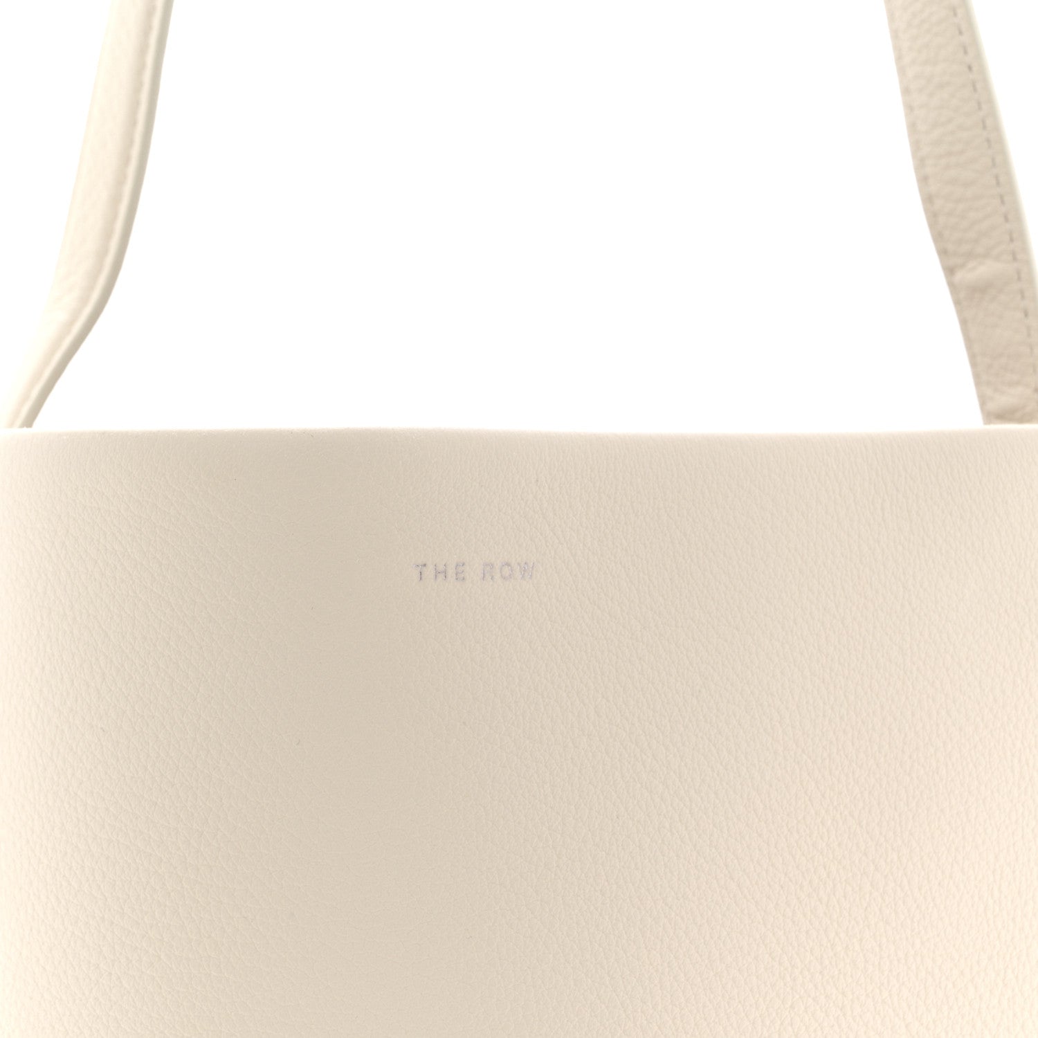 The Row Grained Calfskin Medium N/S Park Tote Ivory 8 of 13