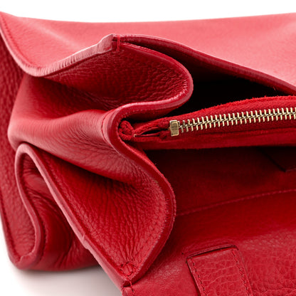 Saint Laurent Calfskin Canvas Small Muse Two Red 11 of 18