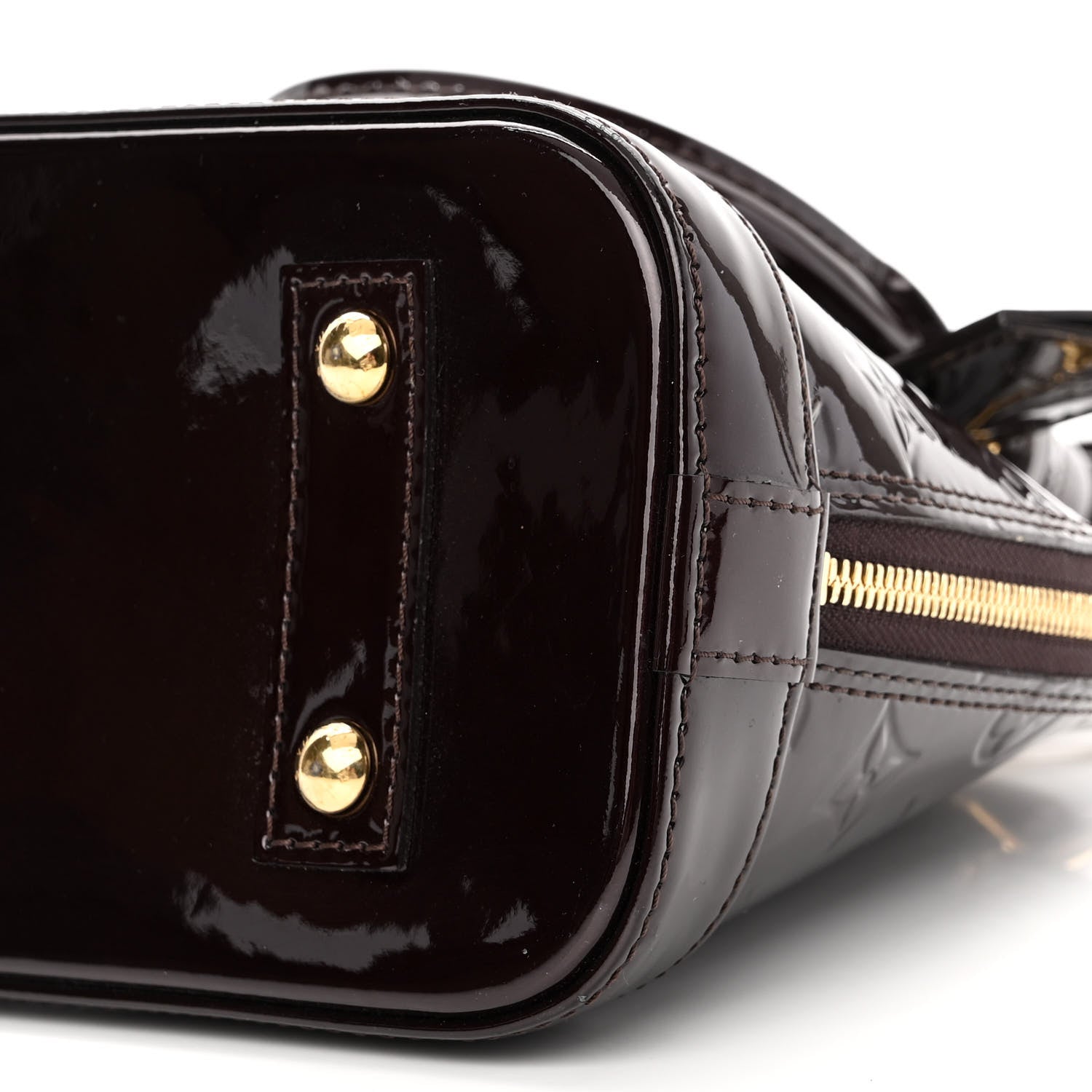 Louis Vuitton Vernis Alma BB Amarante 10 of 10