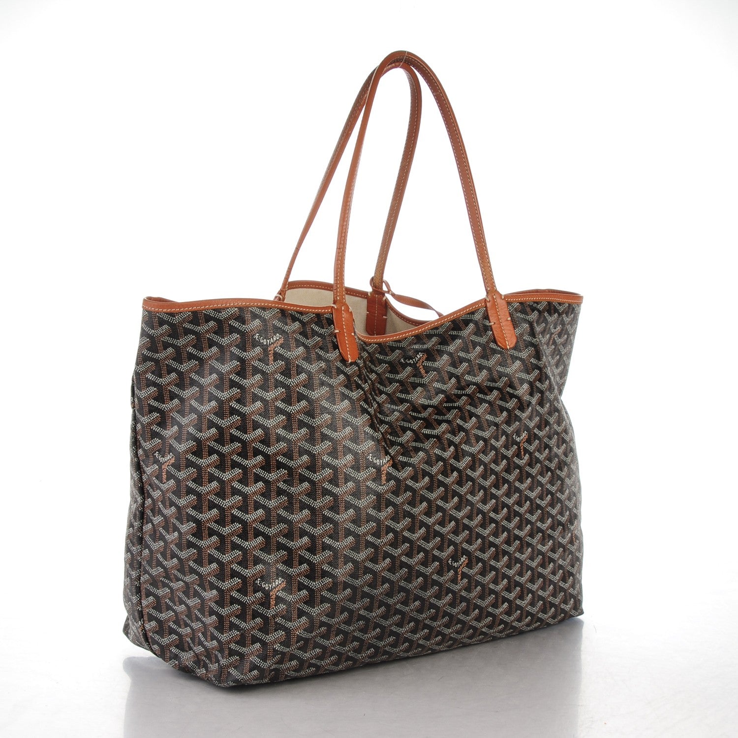 Goyard Goyardine Saint Louis GM Black Gold 3 of 13