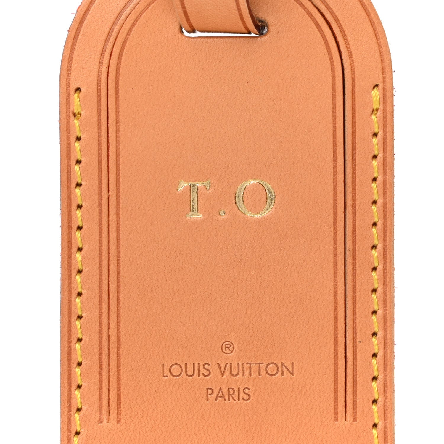 Louis Vuitton Vachetta Luggage Tag 4 of 6