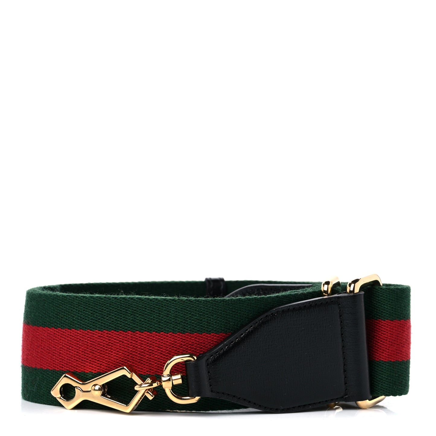 Canvas Web Shoulder Strap Green Red