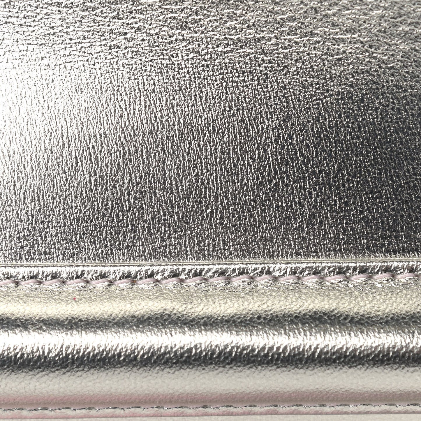 Metallic Lambskin Like A Wallet Flap Golden Pink