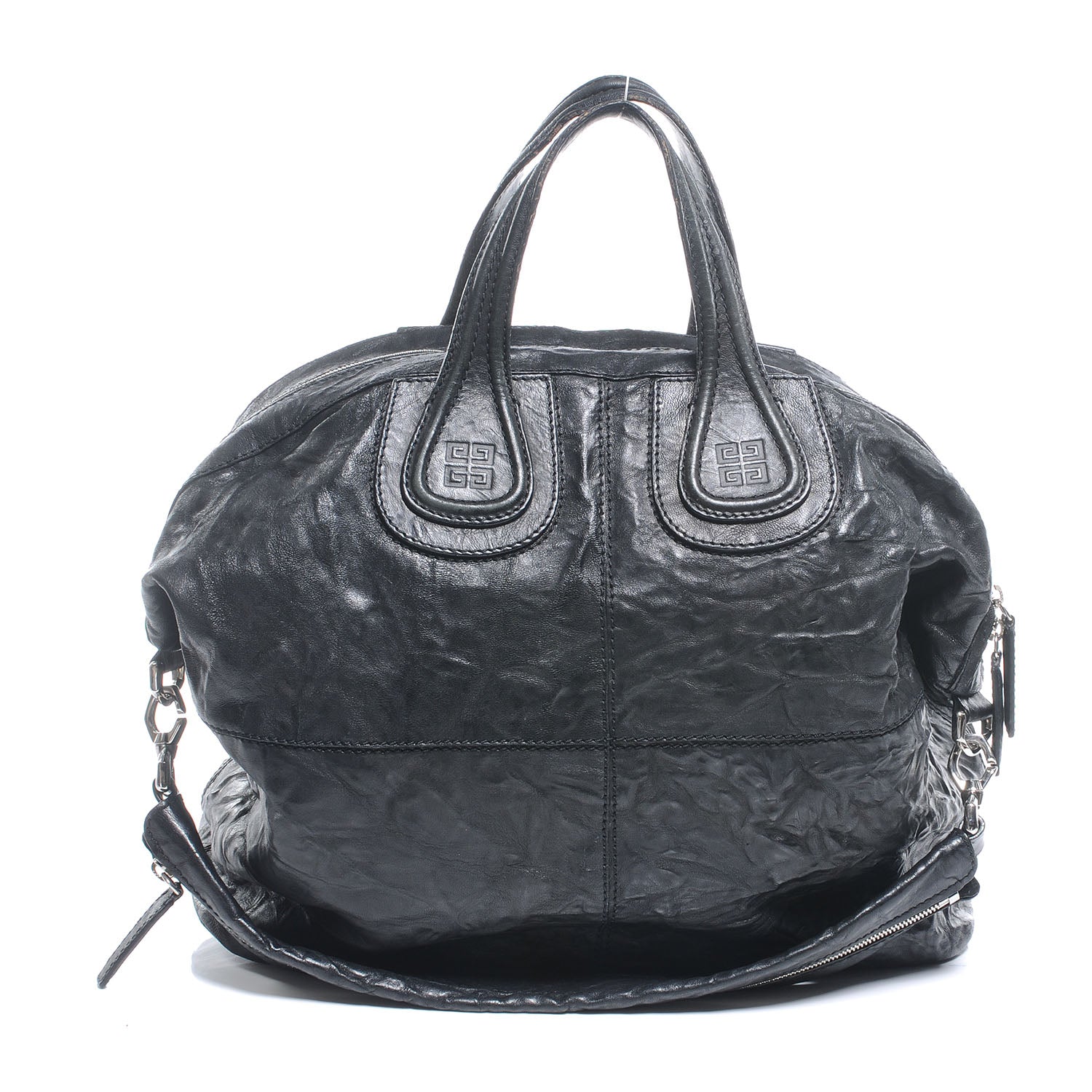 Givenchy Wrinkled Lambskin Large Nightingale Black 3 of 6