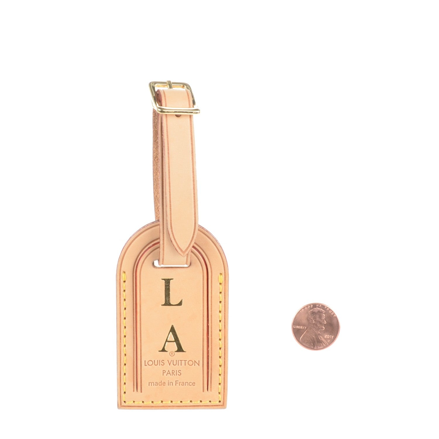 Louis Vuitton Vachetta Luggage Tag 2 of 4