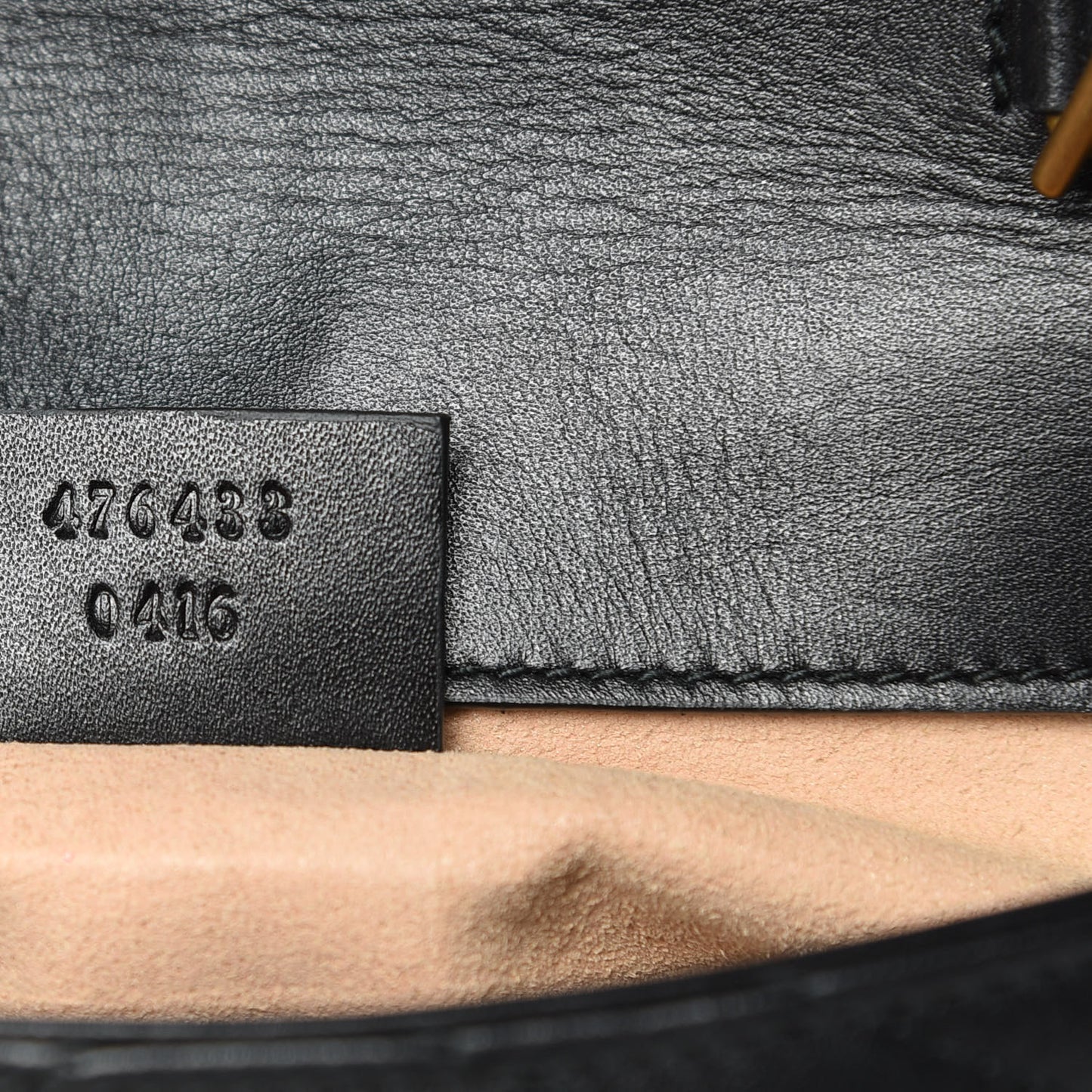 Calfskin Matelasse Super Mini GG Marmont Shoulder Bag Black