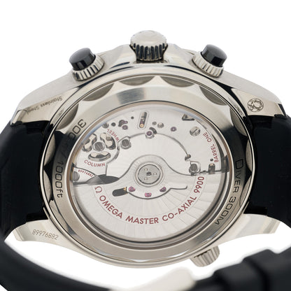 Omega Stainless Steel Rubber 44mm Seamaster Diver 300M Co-Axial Master Chronometer Automatic Watch Black 210.32.44.51.01.001 4 of 4