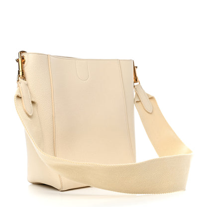 Celine Soft Grained Calfskin Small Sangle Bucket Bag Vanilla 3 of 10