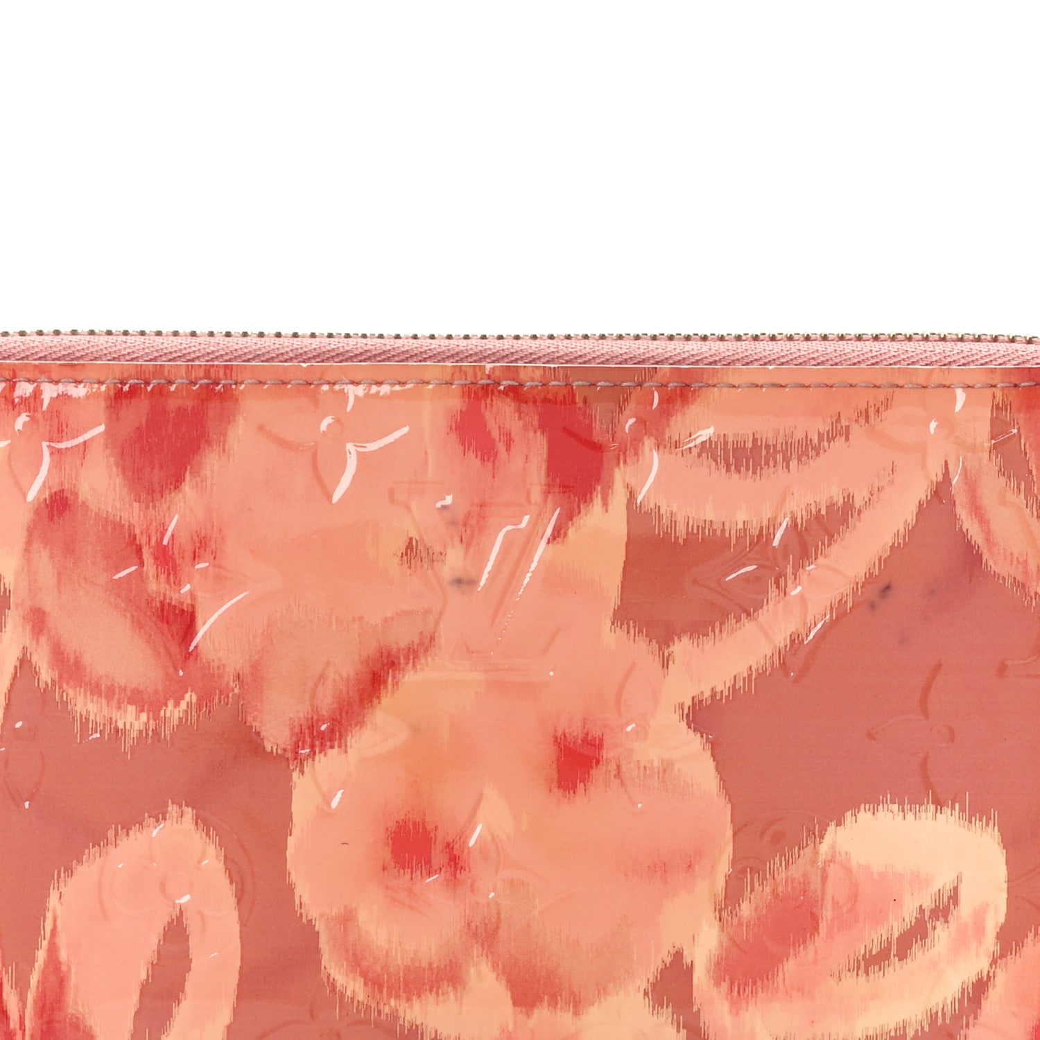 Louis Vuitton Vernis Ikat Zippy Wallet Rose Velours 7 of 9