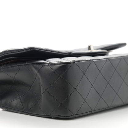 Chanel Lambskin Quilted Medium Double Flap Black 9 of 14