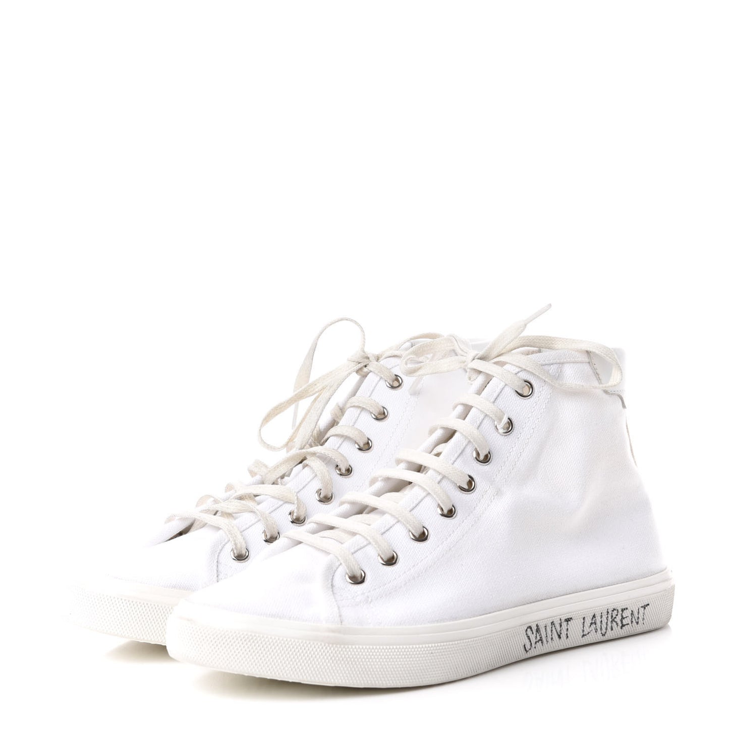 Canvas Womens Malibu High Top Sneakers 38 Optic White