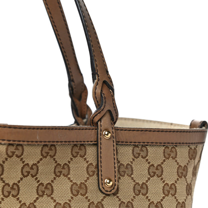 Gucci Monogram Medium Craft Tote Brown 35 of 40