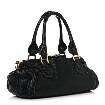 Chloe Calfskin Paddington Satchel Black 2 of 11